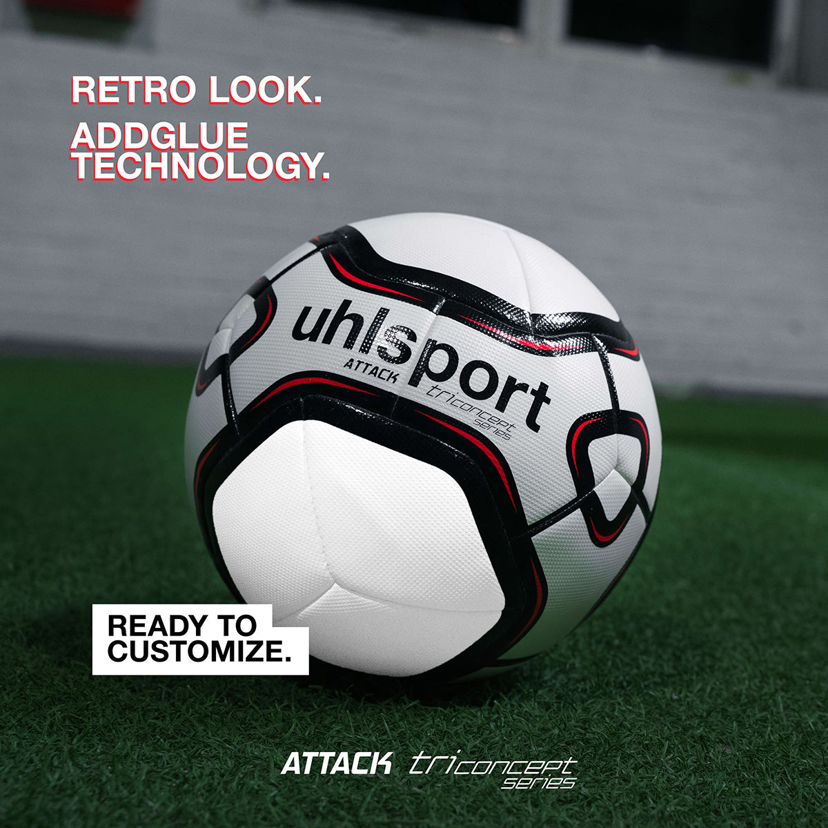 uhlsport Attack Addglue TriConcept - Weiß - Schwarz