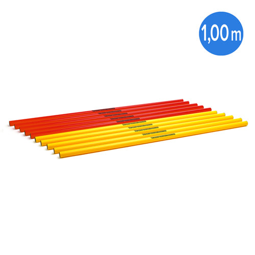 Hürdenstangen (2 Farben) - Länge: 1 m