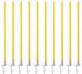 10er Set - Slalomstangen mit Knickgelenk (1,20 m)