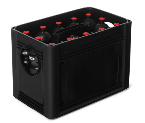 T-PRO BottleCarrier (6 Farben) - Kiste für Trinkflaschen (stapelbar)