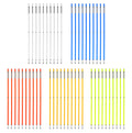 Slalomstange 170 cm (Ø 32 mm, 5 Farben) 2-teilig - 10er Set