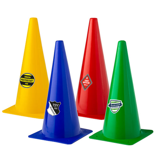 Vereinslogo Sticker (klein) für Pylonen - Outdoor-Qualität