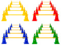 Kegelhürden (5er Set), 4 Farben - Höhe: 38 cm