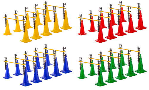 Leiterhürden (5er Set), 4 Farben - Höhe: 52 cm