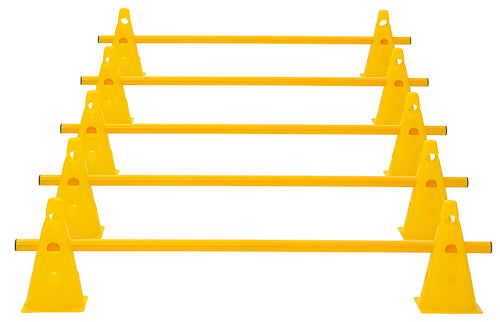 Kegelhürden (5er Set), 4 Farben - Höhe: 23 cm