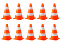 10er Set Verkehrskegel (Warnkegel) - Höhe: 23 cm