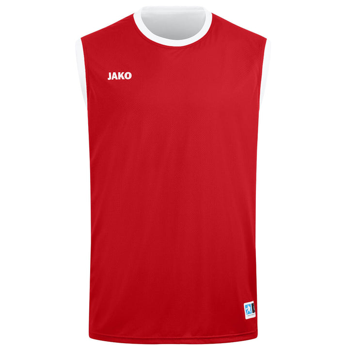 JAKO Wendetrikot Change 2.0 - sportrot/weiß (01)