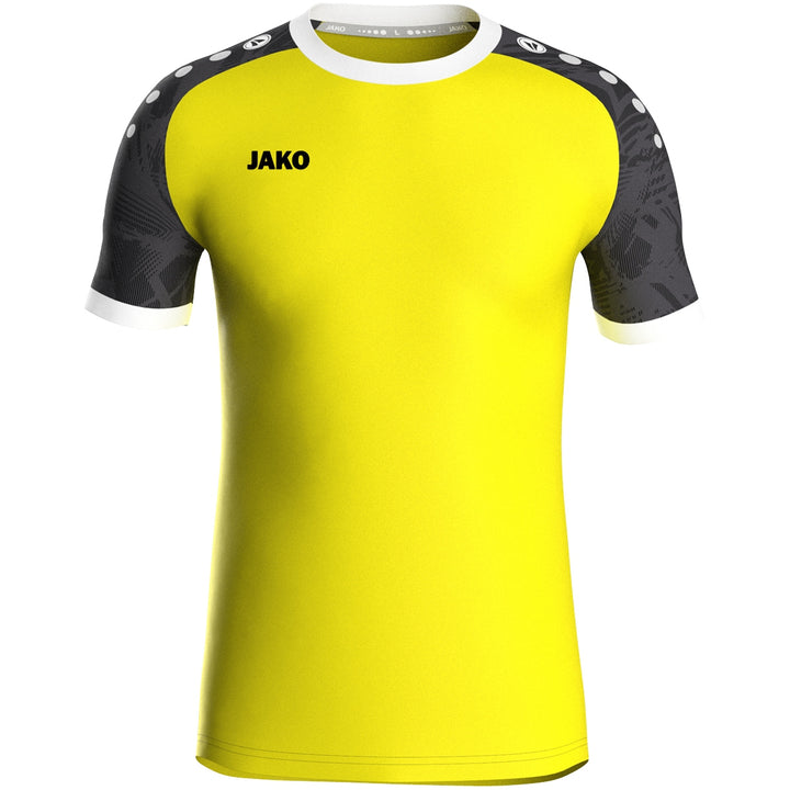 JAKO Trikot Iconic kurzarm - soft yellow/schwarz (326)