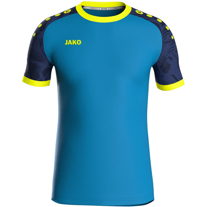 JAKO Trikot Iconic kurzarm - JAKO blau/marine/neongelb (444)