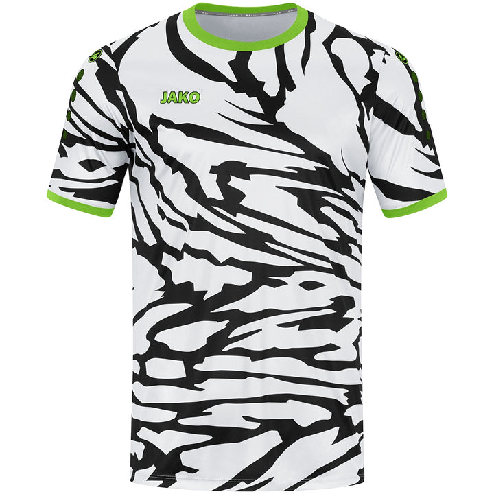 JAKO Trikot Animal kurzarm - weiß/schwarz/neongrün (014)