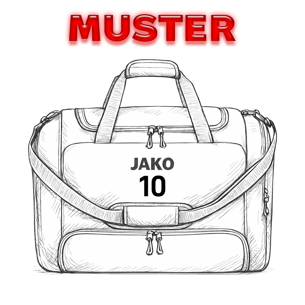 JAKO Sporttasche Classico - rot (01)