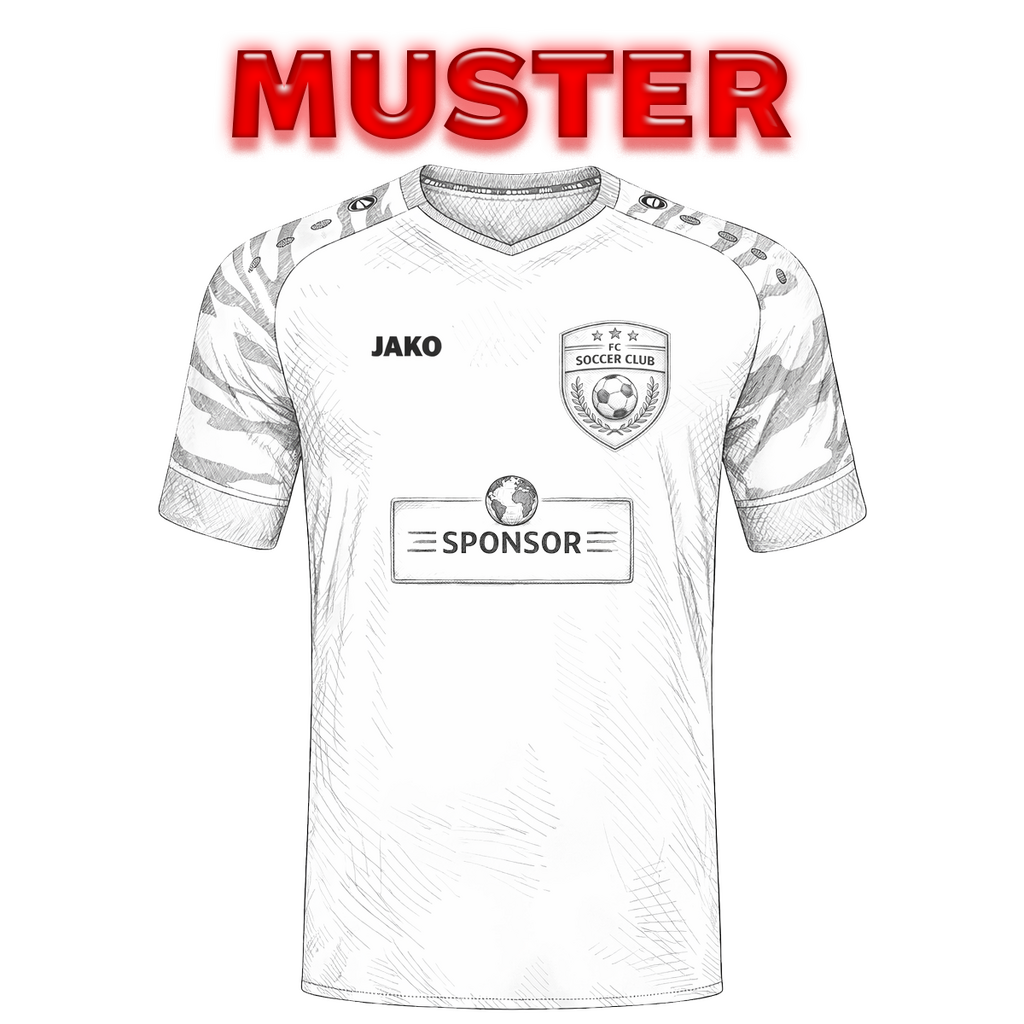 JAKO Trikot Wild kurzarm - sportrot/weiß (112)