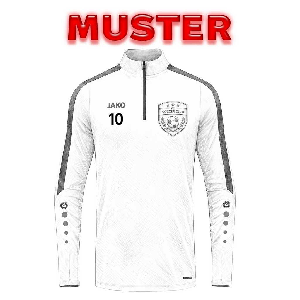 JAKO Ziptop Power - weiß/rot (004)