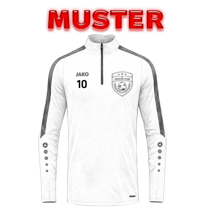 JAKO Ziptop Power - weiß/rot (004)