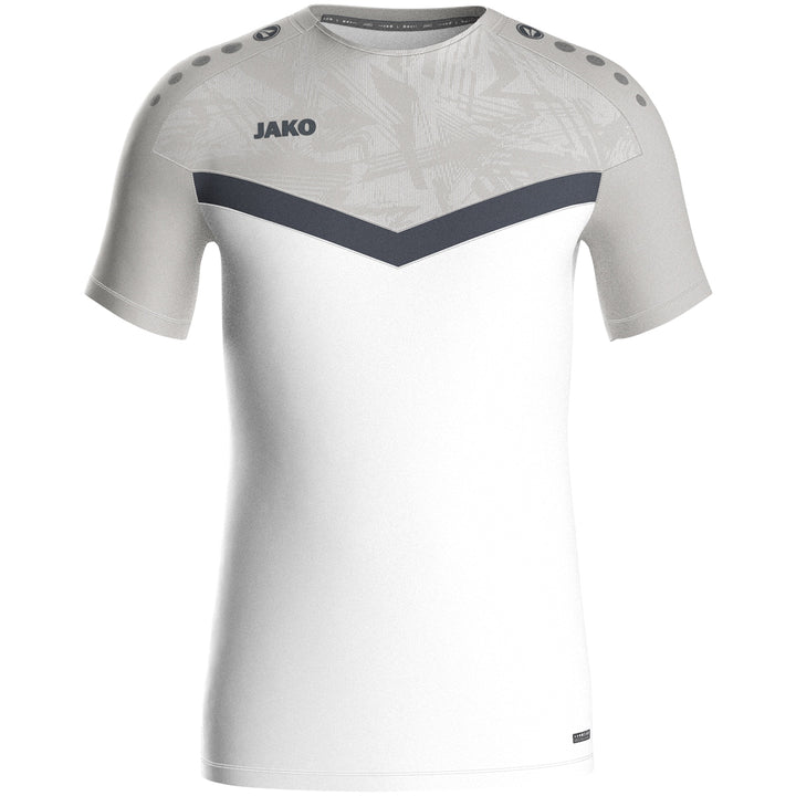 JAKO T-Shirt Iconic - weiß/soft grey/anthra light (016)