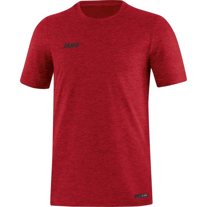 JAKO T-Shirt Premium Basics - rot meliert (01)