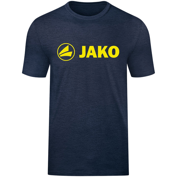 JAKO T-Shirt Promo - marine meliert/neongelb (512)