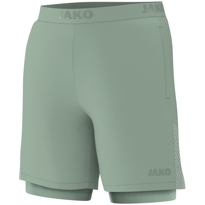 JAKO 2-in-1 Short Power - mintgrün (237)