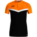JAKO Polo Iconic - schwarz/neonorange (807)