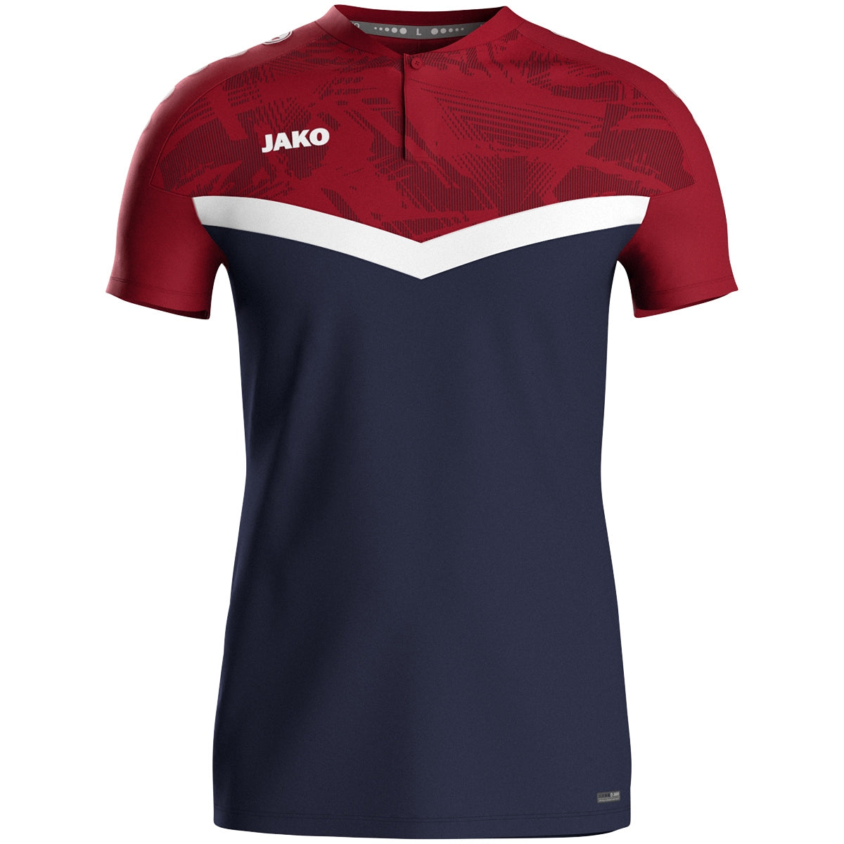 JAKO Polo Iconic - marine/chili rot (901)