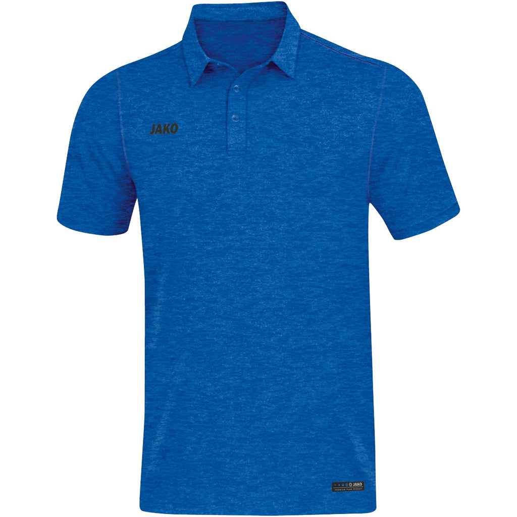 JAKO Polo Premium Basics - royal meliert (04)