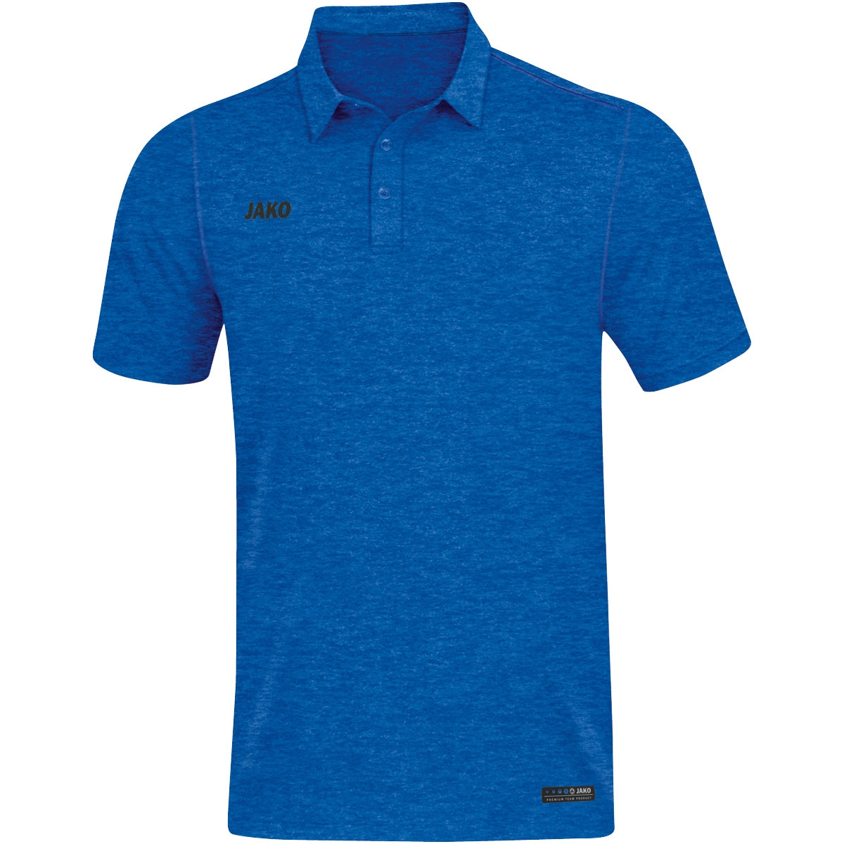 JAKO Polo Premium Basics - royal meliert (04)