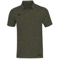 JAKO Polo Premium Basics - khaki meliert (28)