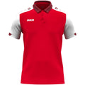 JAKO Polo Dynamic - rot/weiß/dunkelrot (114)