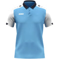 JAKO Polo Dynamic - skyblue/weiß/marine (431)