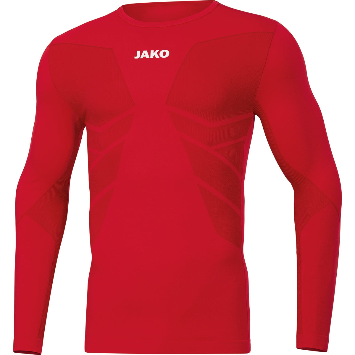 JAKO Longsleeve Comfort 2.0 - sportrot (01)