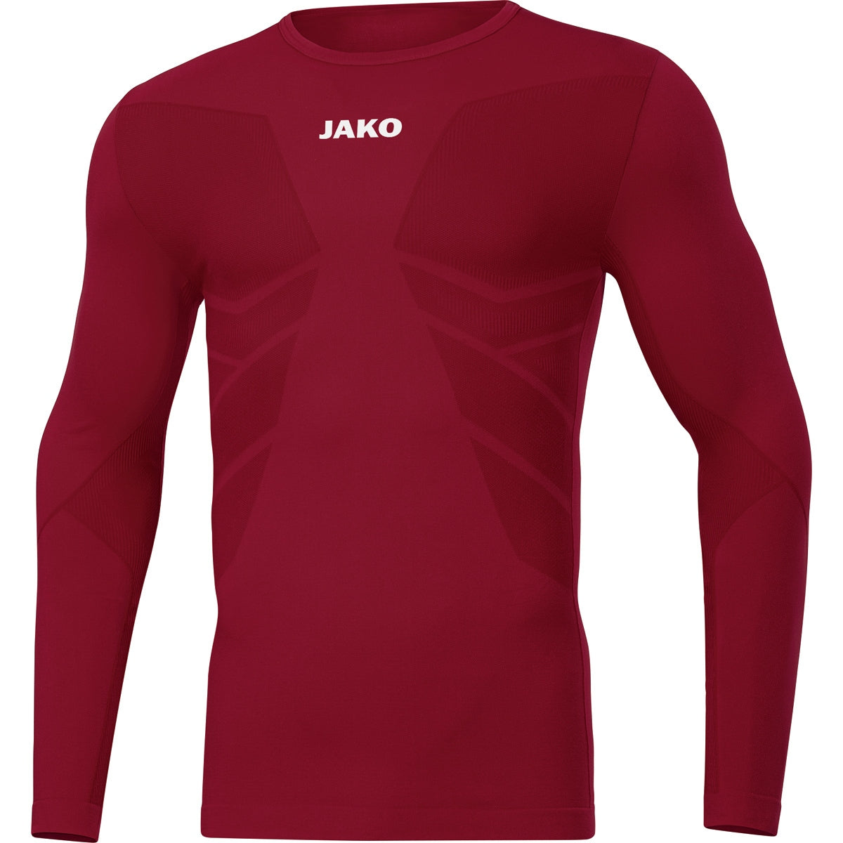 JAKO Longsleeve Comfort 2.0 - weinrot (13)