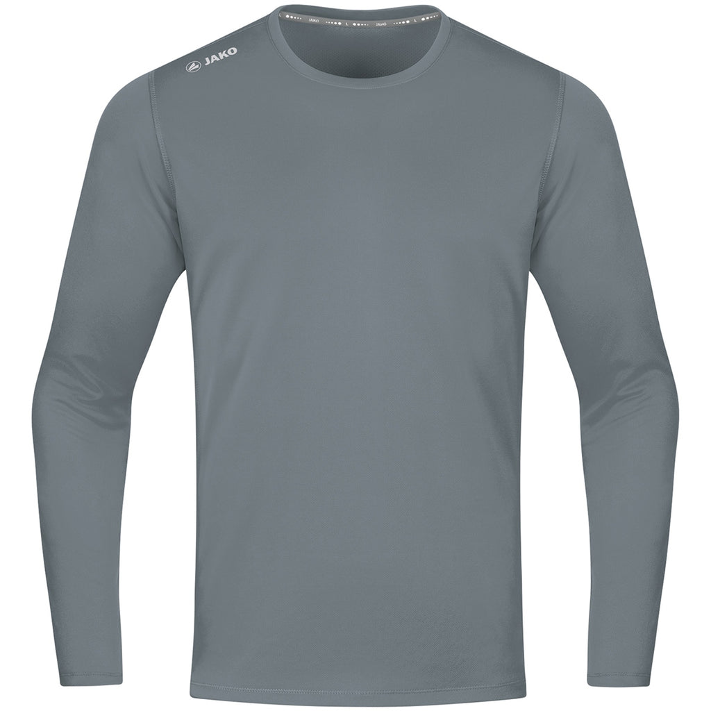 JAKO Longsleeve Run 2.0 - steingrau (40)