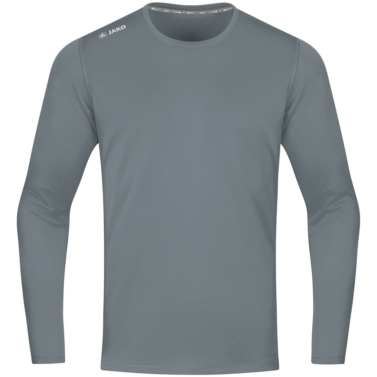 JAKO Longsleeve Run 2.0 - steingrau (40)