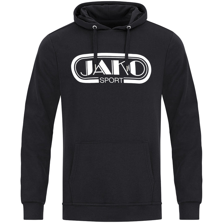 JAKO Kapuzensweat Retro - schwarz (800)