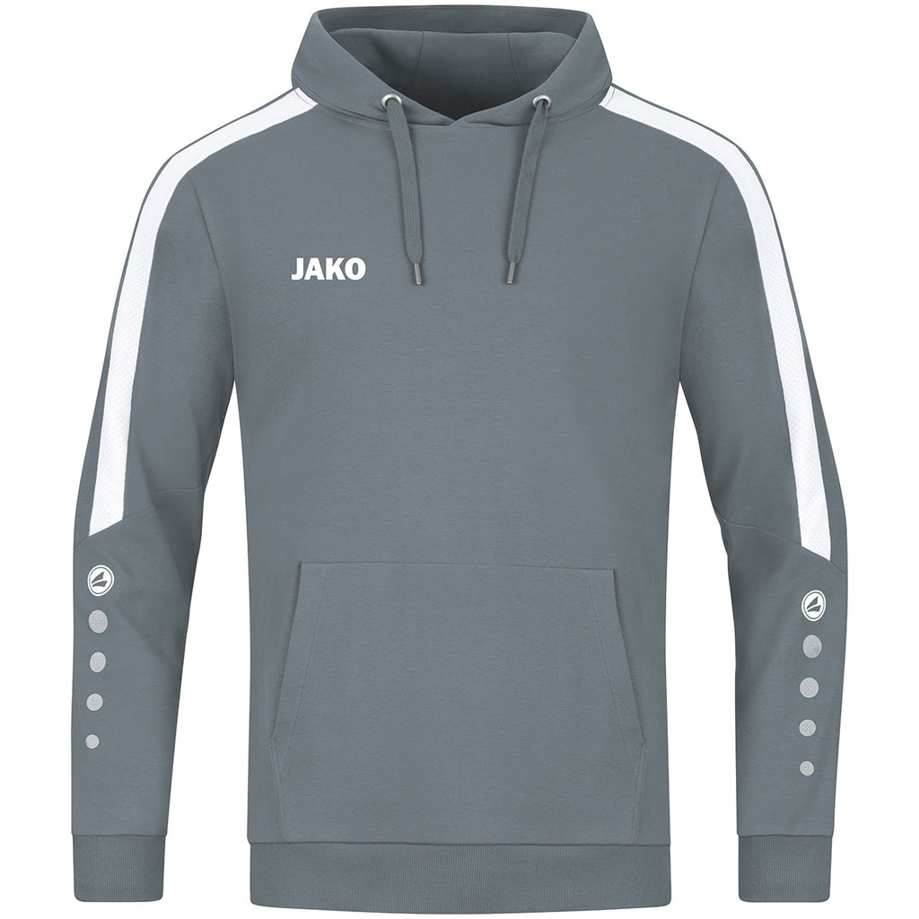 JAKO Kapuzensweat Power - steingrau (840)