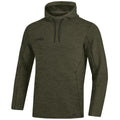 JAKO Kapuzensweat Premium Basics - khaki meliert (28)