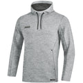 JAKO Kapuzensweat Premium Basics - hellgrau meliert (40)