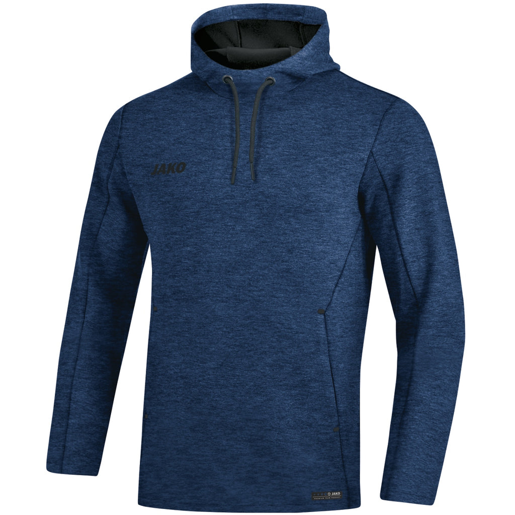JAKO Kapuzensweat Premium Basics - marine meliert (49)