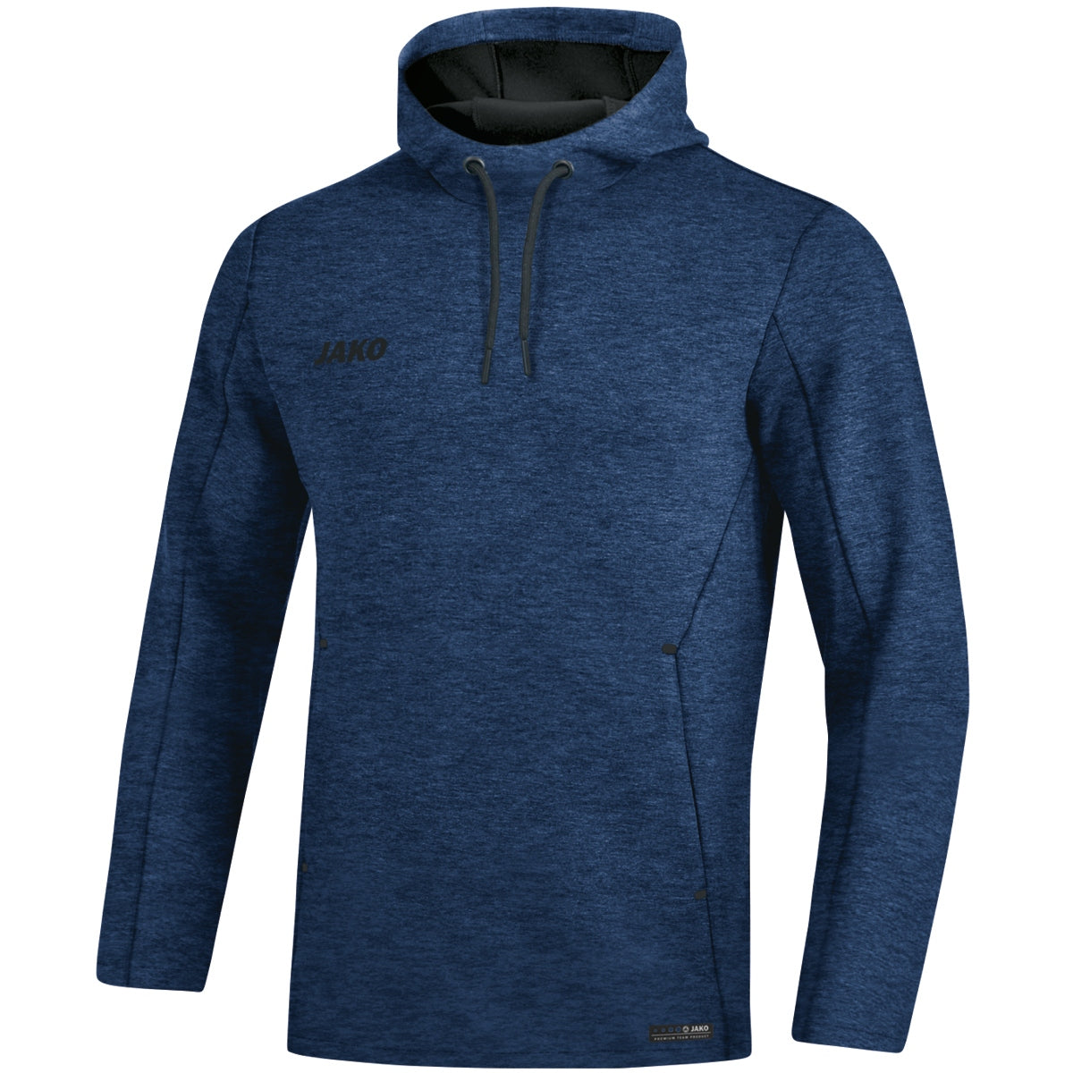 JAKO Kapuzensweat Premium Basics - marine meliert (49)