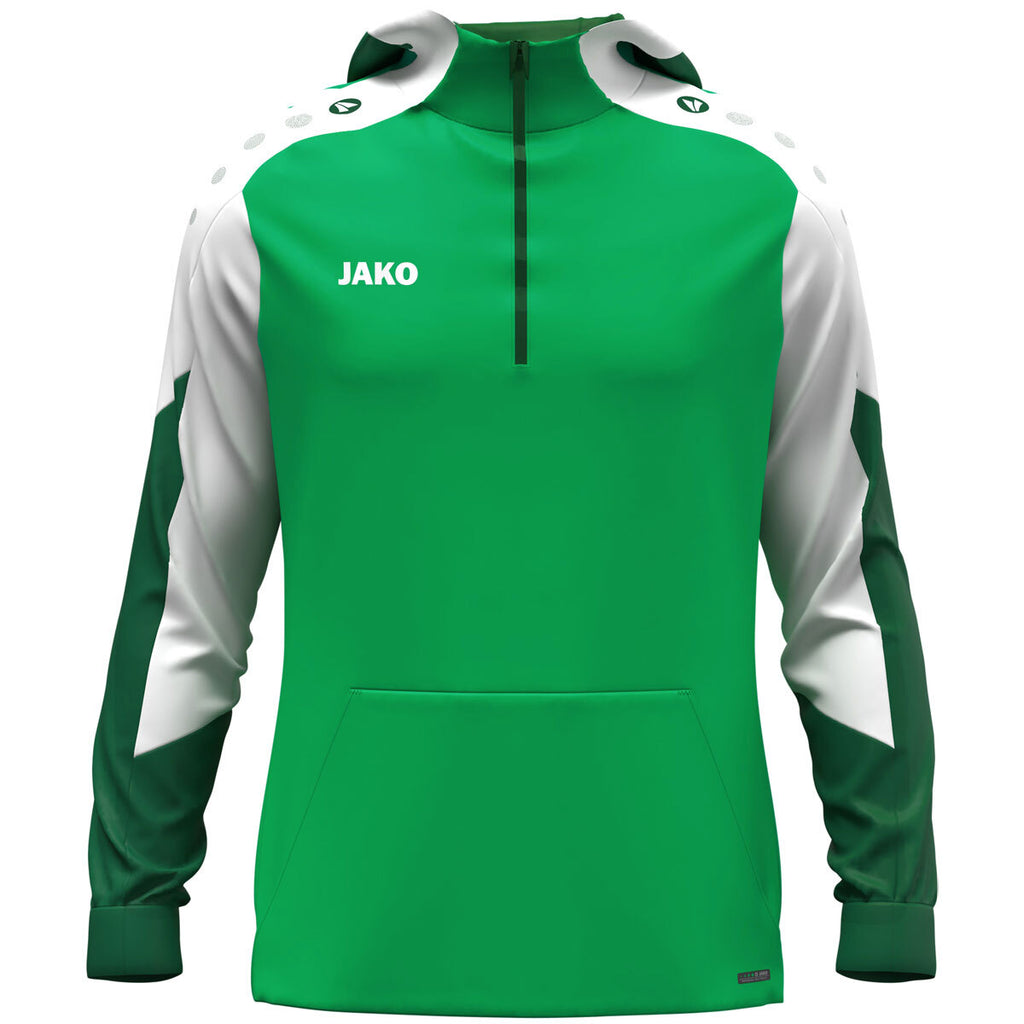 JAKO Zip Hoodie Dynamic - grün/weiß/dunkelgrün (204)