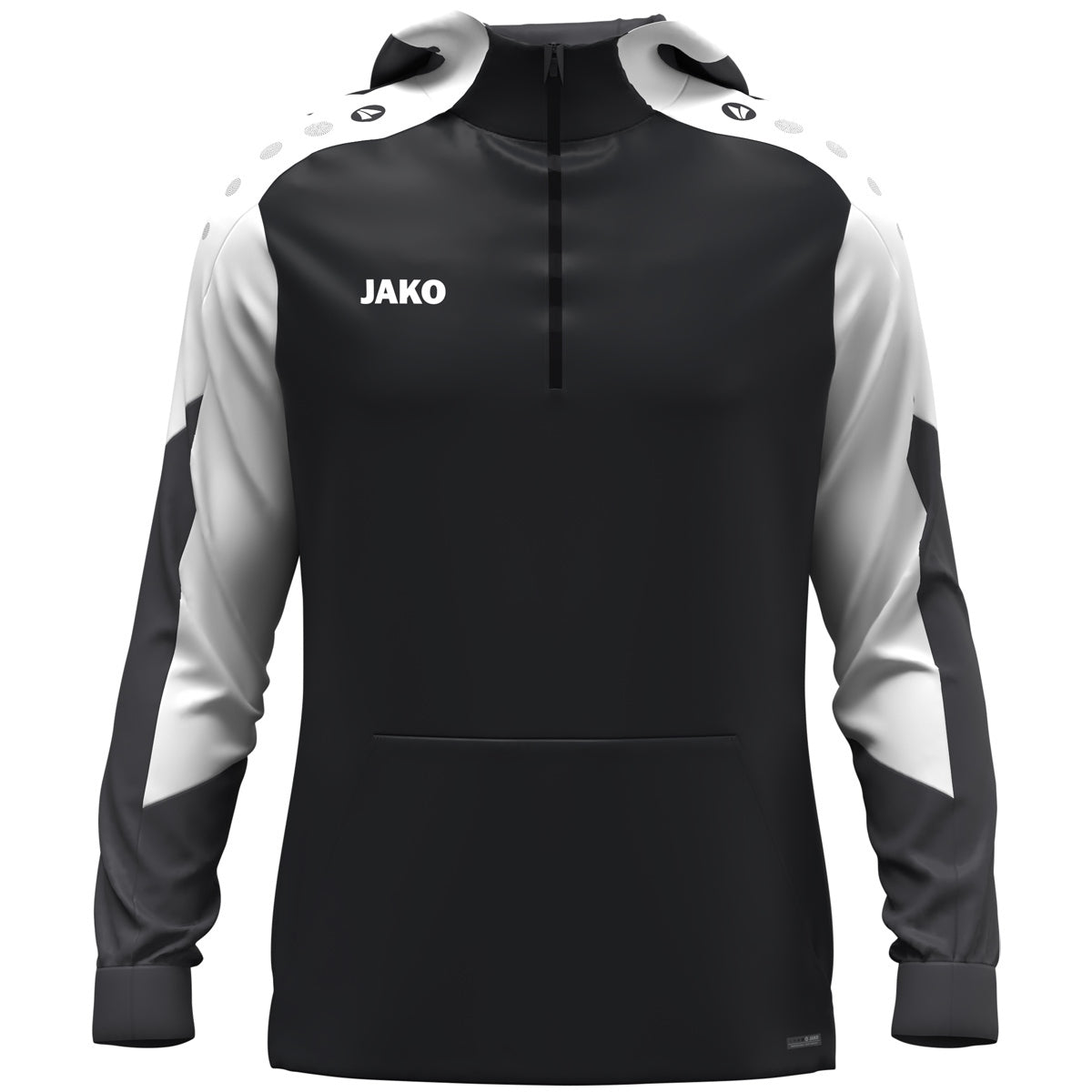 JAKO Zip Hoodie Dynamic - schwarz/weiß/anthrazit (826)