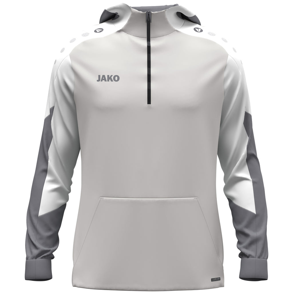 JAKO Zip Hoodie Dynamic - hellgrau/weiß/grau (837)