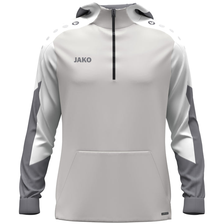 JAKO Zip Hoodie Dynamic - hellgrau/weiß/grau (837)