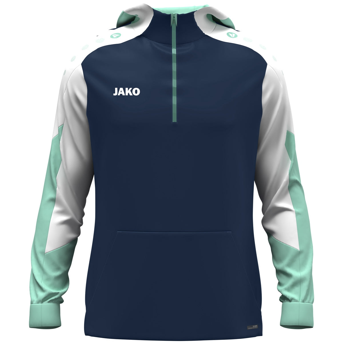 JAKO Zip Hoodie Dynamic - marine/weiß/minze (915)