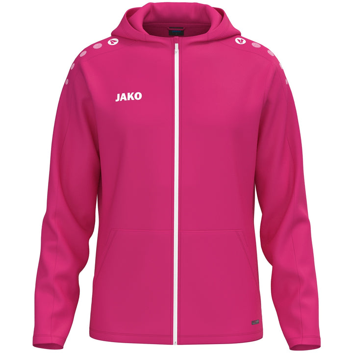 JAKO Kapuzenjacke One - deep pink (170)