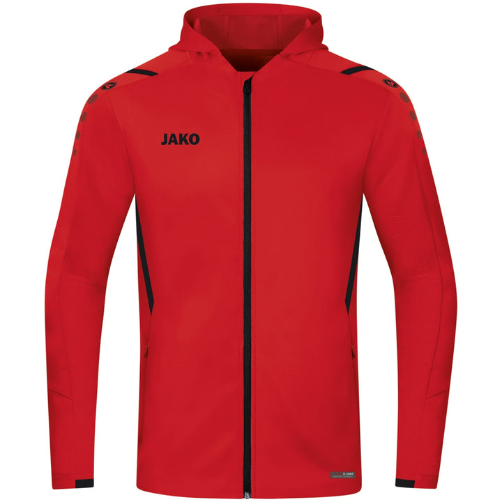 JAKO Kapuzenjacke Challenge - rot/schwarz (101)