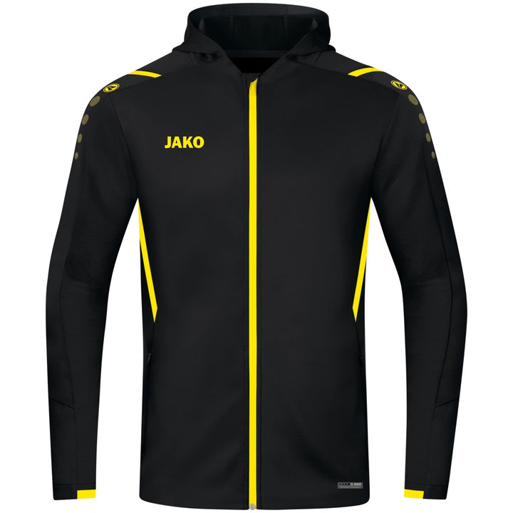 JAKO Kapuzenjacke Challenge - schwarz/citro (803)