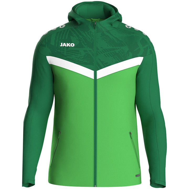 JAKO Kapuzenjacke Iconic - soft green/sportgrün (222)