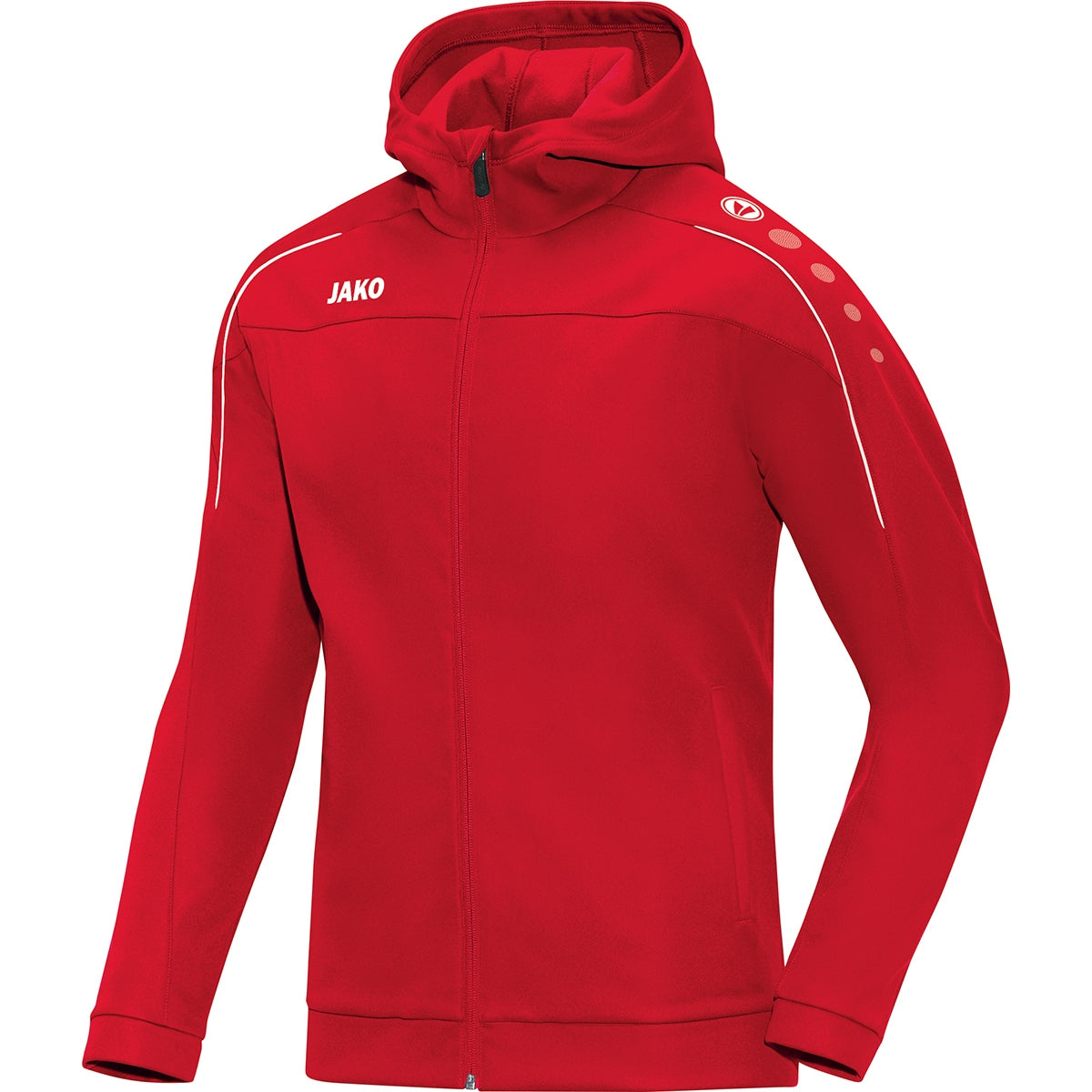 JAKO Kapuzenjacke Classico - rot (01)