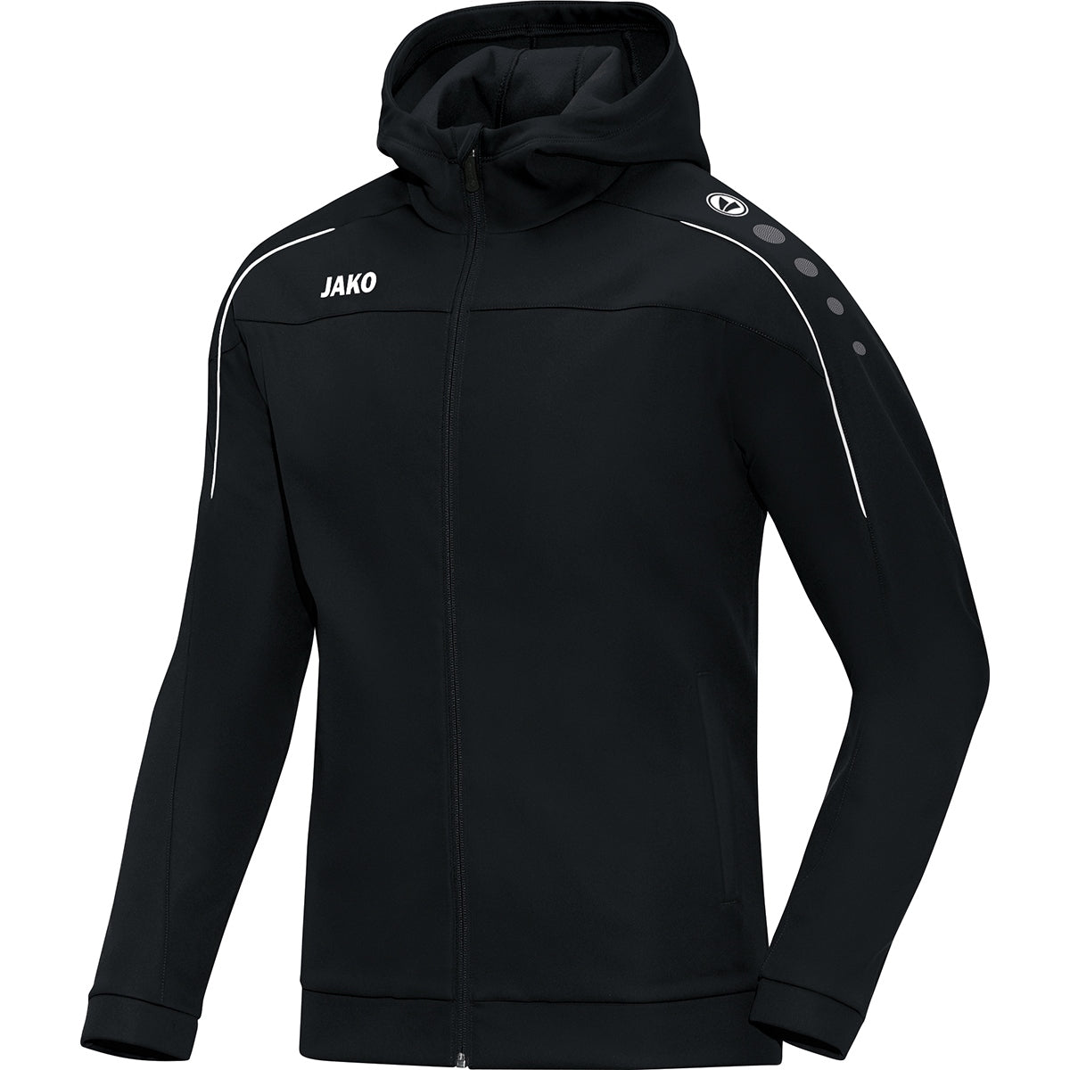 JAKO Kapuzenjacke Classico - schwarz (08)